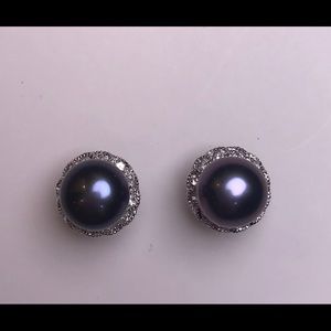 Sterling Silver Pearl Earrings